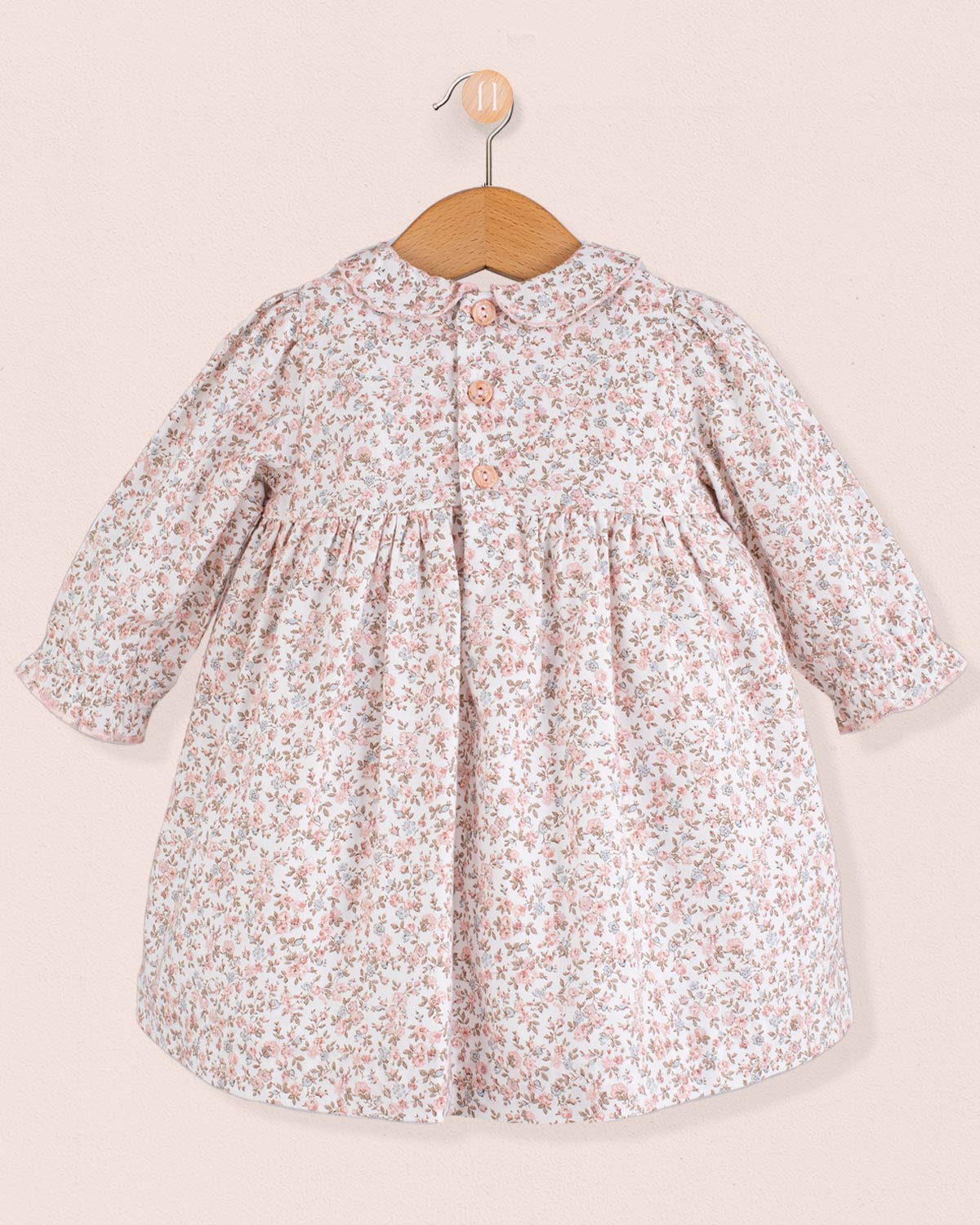 Baby Madeline French Antique Pink Dress